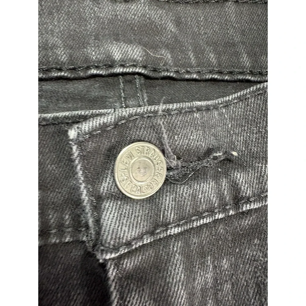 Levis 511 Jeans Men 32x34‎ Black Straight Leg Mid Rise Preppy Casual